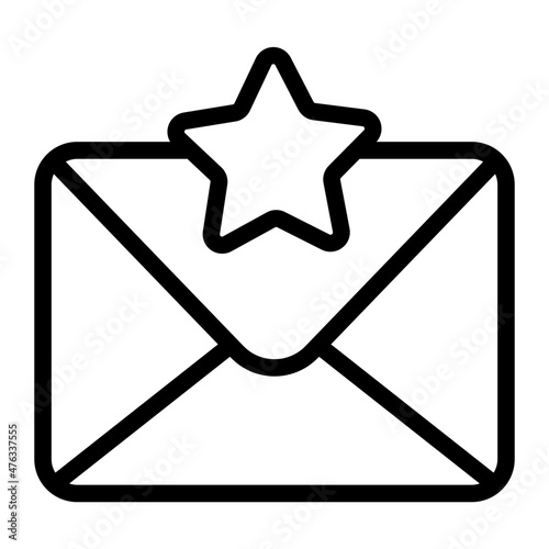 mail line icon