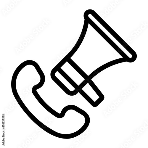 announcer line icon