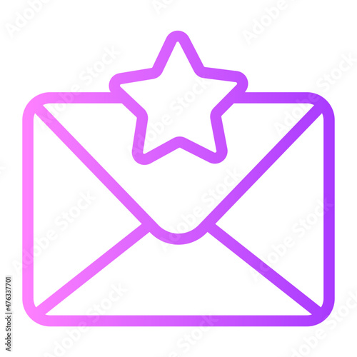 mail gradient icon