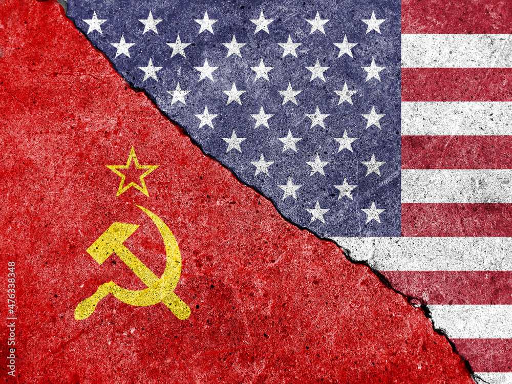 It combines the flags of United States and Soviet Union , tells the ...