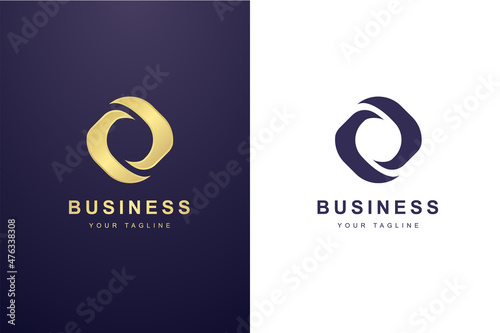 Initial Letter O Logo For Business or Media Company.