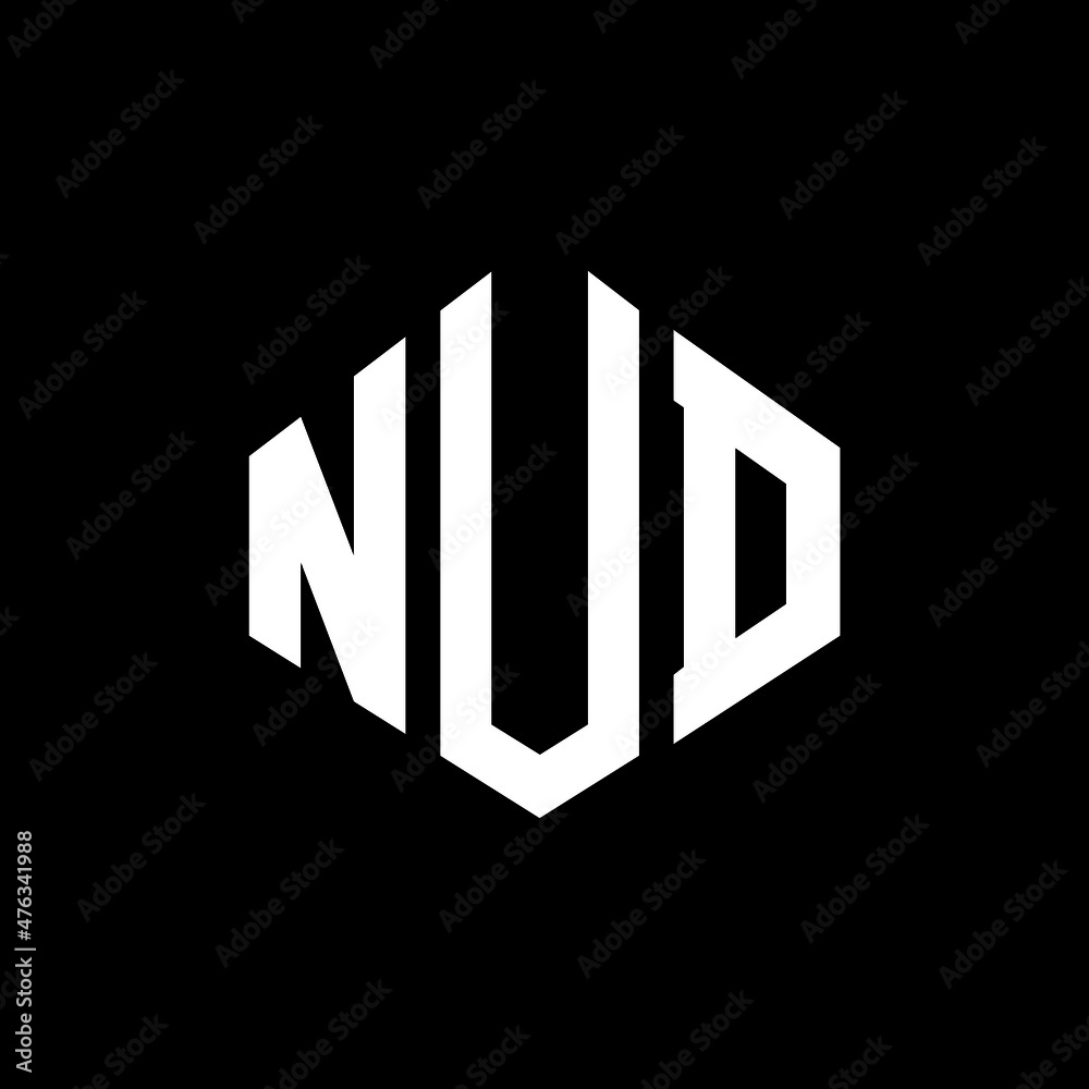 NUD letter logo design with polygon shape. NUD polygon and cube shape logo design. NUD hexagon vector logo template white and black colors. NUD monogram, business and real estate logo. NUD letter logo design with polygon shape. NUD polygon and cube shape logo design. NUD hexagon vector logo template white and black colors. NUD monogram, business and real estate logo.