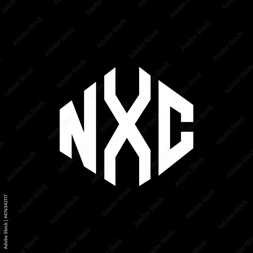 NXC letter logo design with polygon shape. NXC polygon and cube shape logo design. NXC hexagon vector logo template white and black colors. NXC monogram, business and real estate logo. NXC letter logo design with polygon shape. NXC polygon and cube shape logo design. NXC hexagon vector logo template white and black colors. NXC monogram, business and real estate logo.