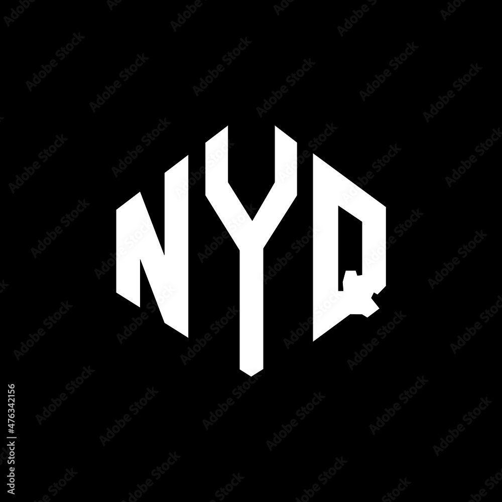 NYQ letter logo design with polygon shape. NYQ polygon and cube shape logo design. NYQ hexagon vector logo template white and black colors. NYQ monogram, business and real estate logo. NYQ letter logo design with polygon shape. NYQ polygon and cube shape logo design. NYQ hexagon vector logo template white and black colors. NYQ monogram, business and real estate logo.