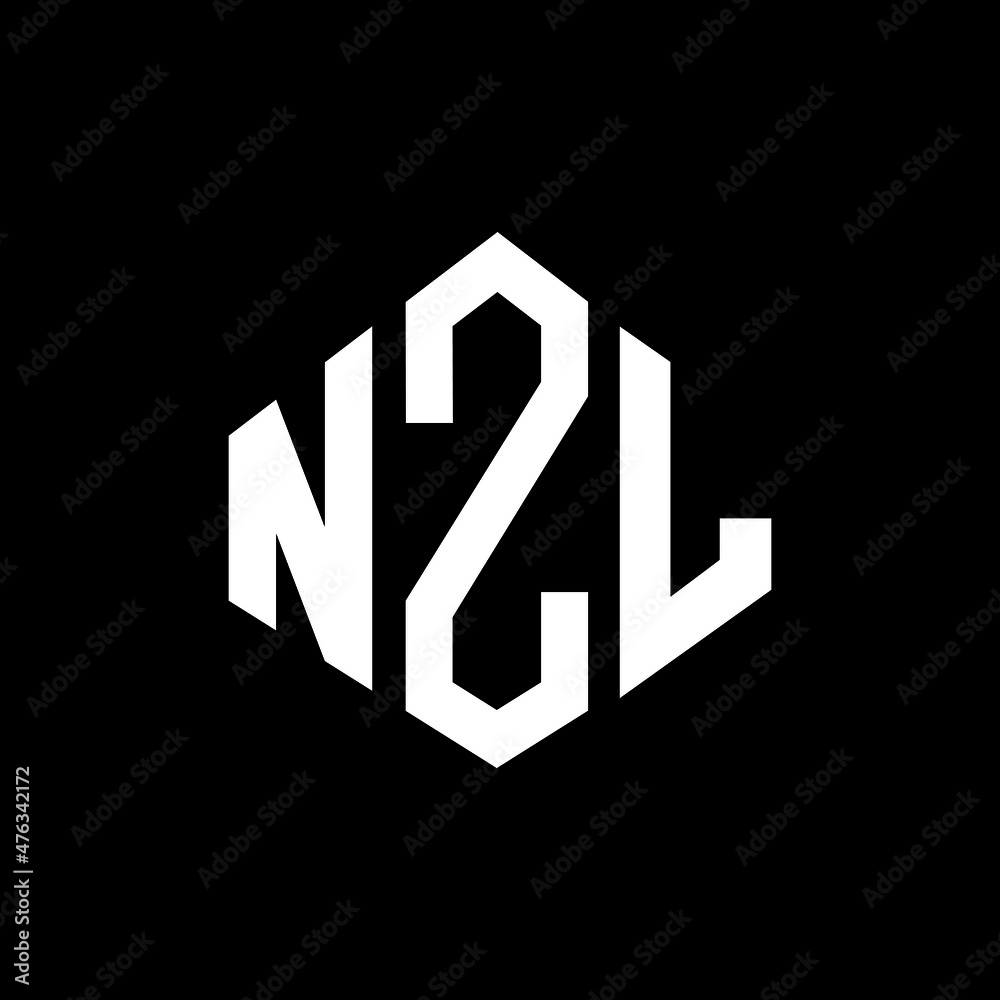 NZL letter logo design with polygon shape. NZL polygon and cube shape logo design. NZL hexagon vector logo template white and black colors. NZL monogram, business and real estate logo. NZL letter logo design with polygon shape. NZL polygon and cube shape logo design. NZL hexagon vector logo template white and black colors. NZL monogram, business and real estate logo.
