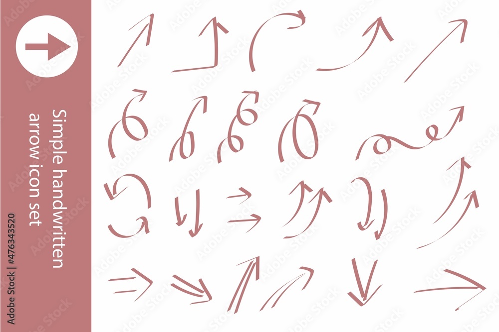 arrow simple hand drowning set 