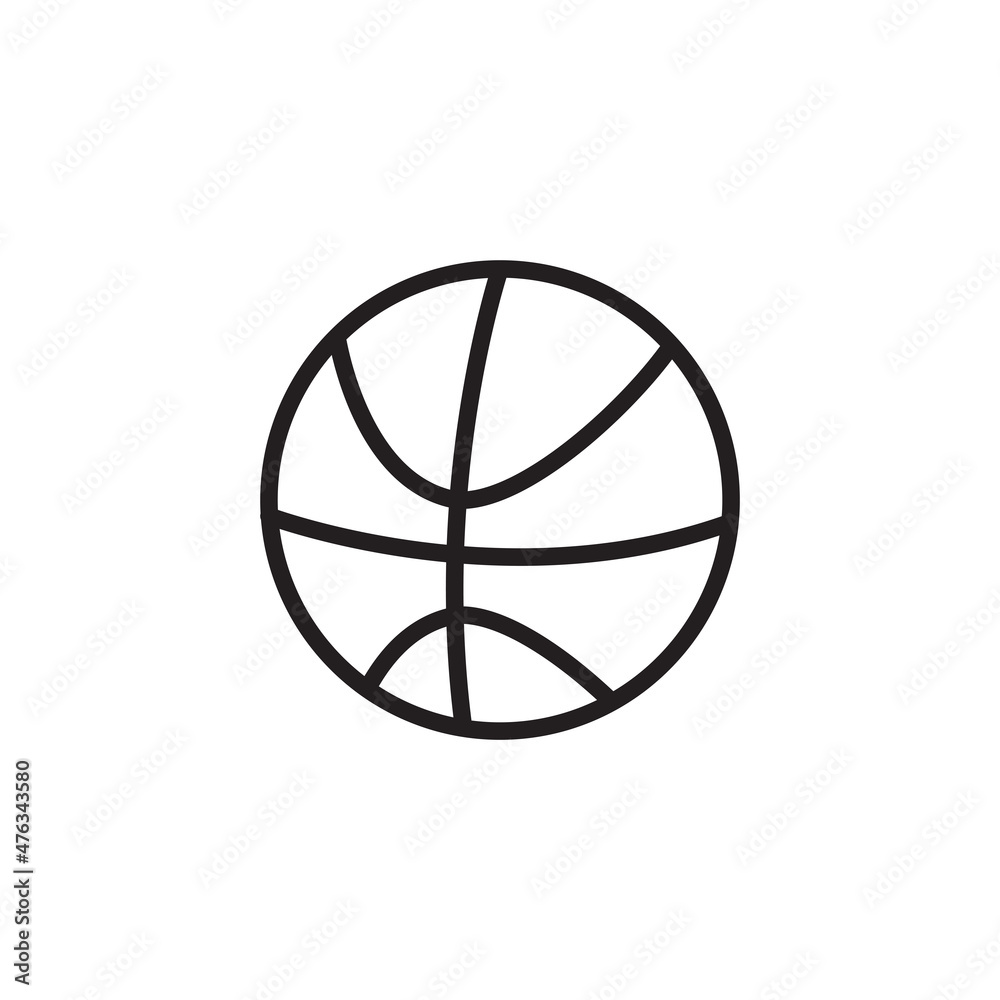 basketball icon vector design templates white on background