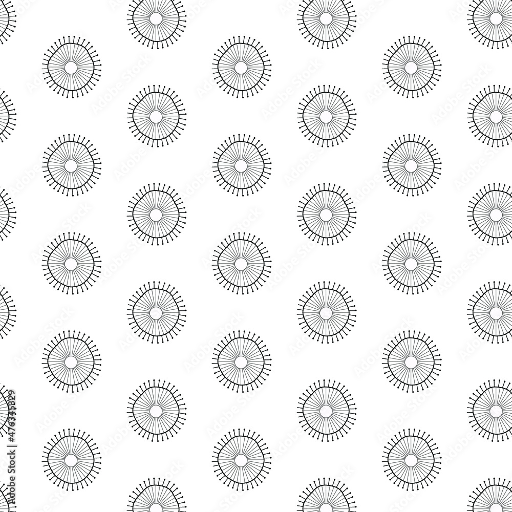 seamless pattern with circles seamless pattern with circles