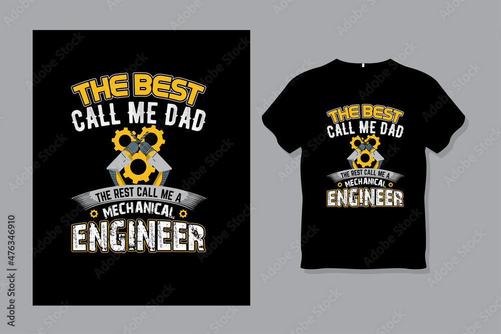 Mechanical Engineer T-Shirt Design