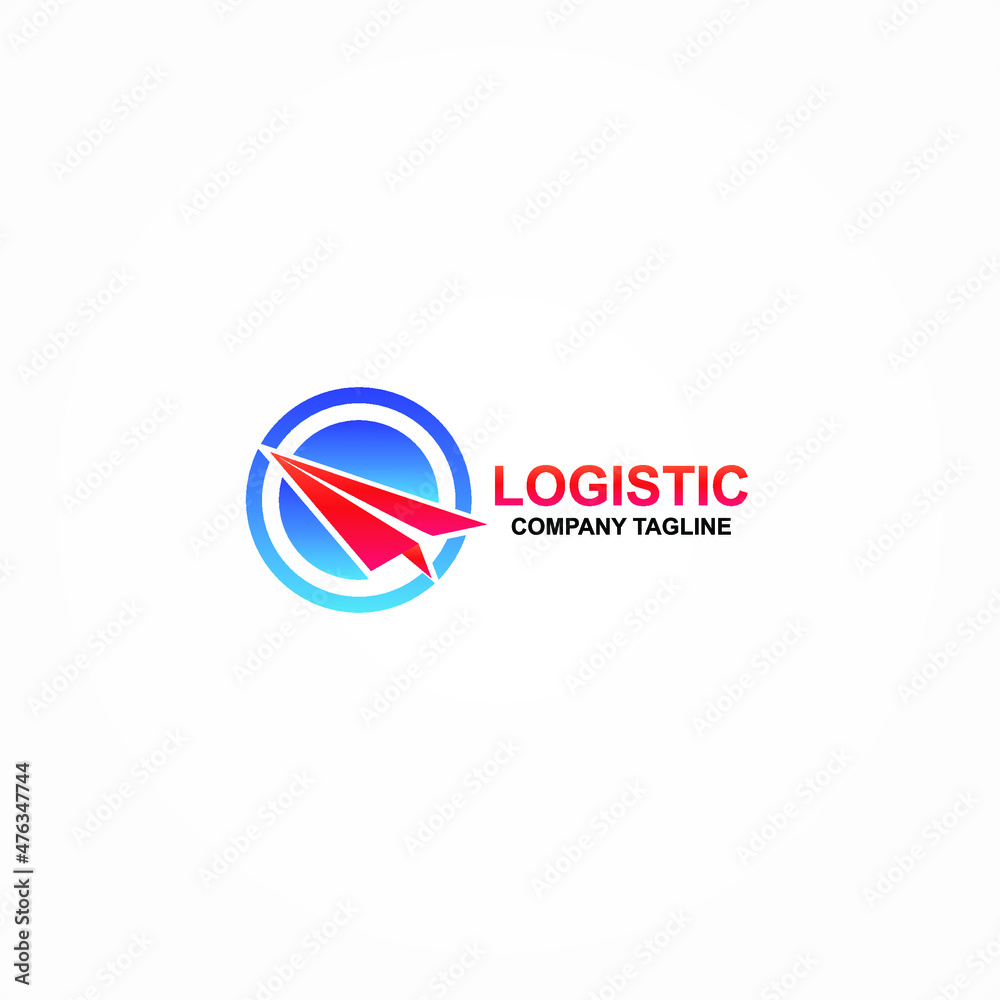 logistic logo vector simple and elegant design logistic logo vector simple and elegant design