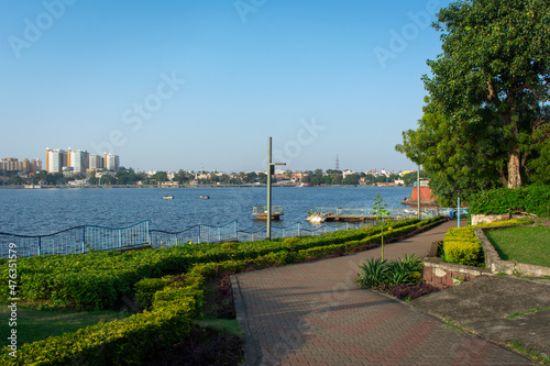 Wallpaper Mural Beautiful view of Upper lake, Bhopal, Madhya Pradesh, India. Torontodigital.ca