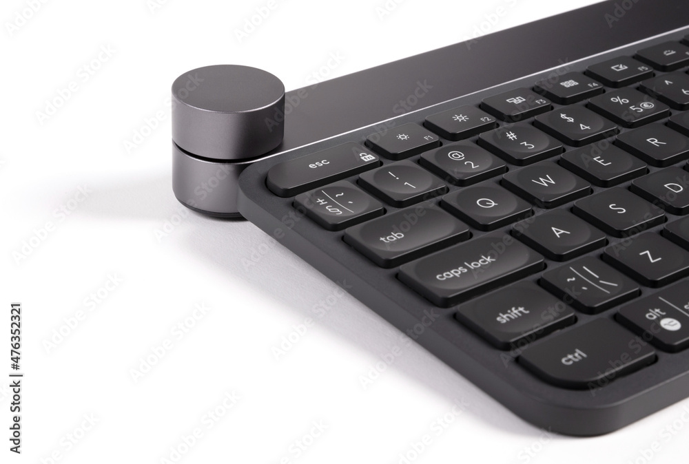 Modern computer keyboard isolated on white Modern computer keyboard isolated on white