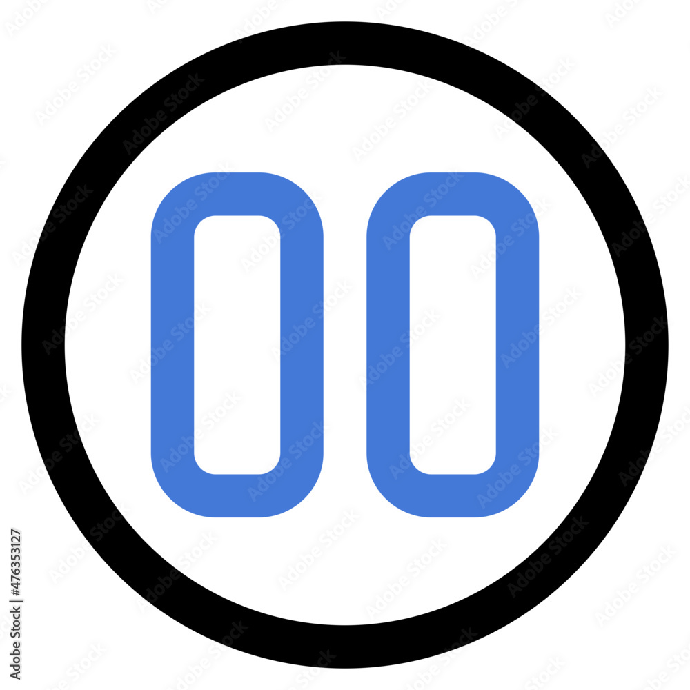 pause icon illustration pause icon illustration