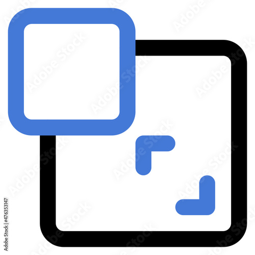resize icon illustration