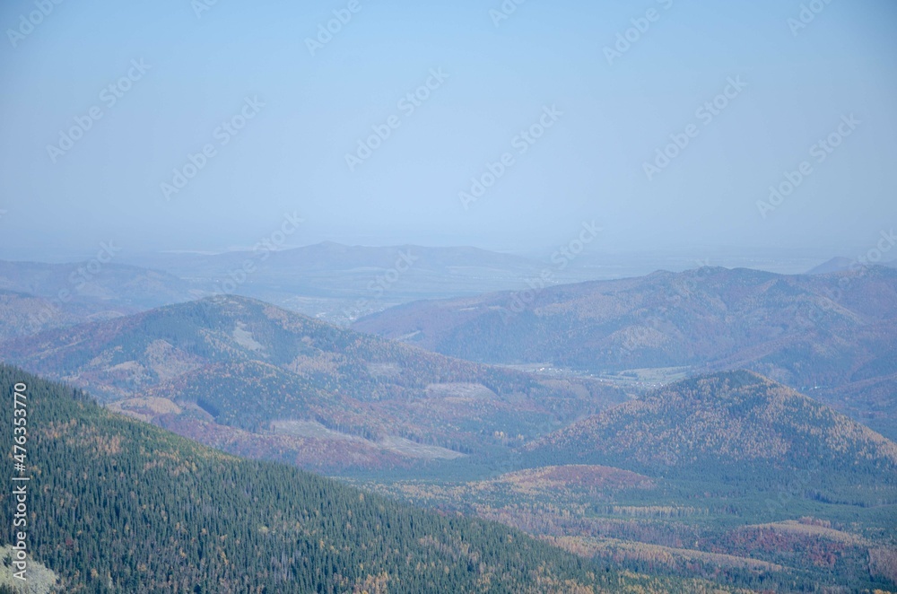 Naklejka premium mountains in the mountains