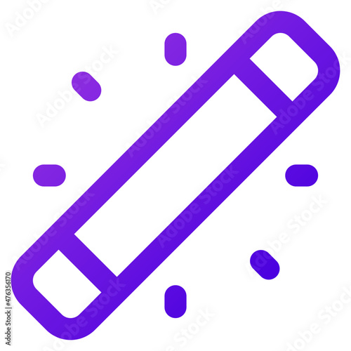 fluorescent light icon illustration