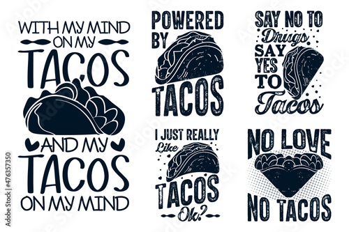 Tacos t shirt design bundle, Tacos t shirt, Tacos quotes bundle, Tacos illustrations bundle
