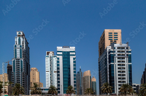 city scape of Dubai, tall buildings of uae, skyscrapers of middle eat  © Tariq
