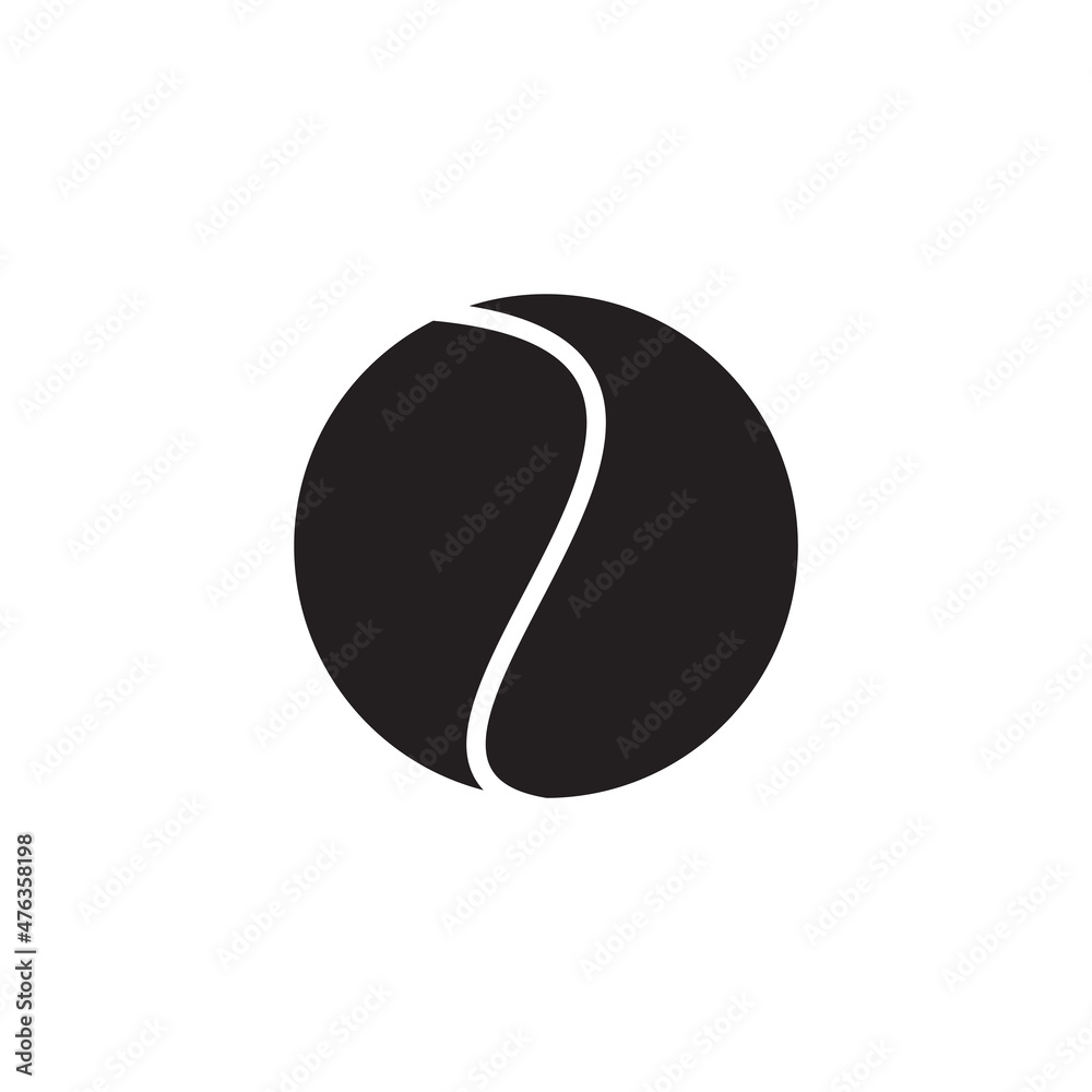 tennis ball icon design vector templates white on background tennis ball icon design vector templates white on background