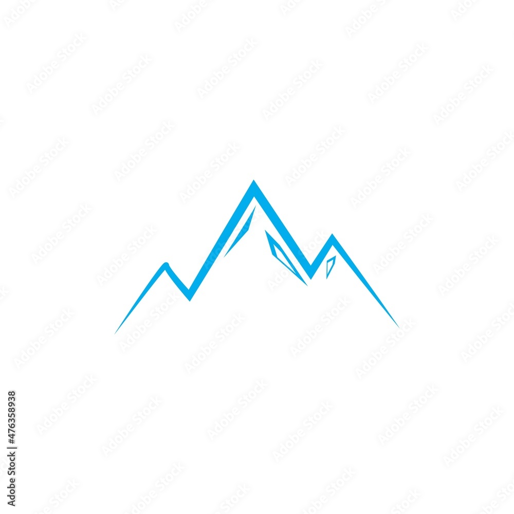 Mountain icon Logo Template Vector illustration design Mountain icon Logo Template Vector illustration design