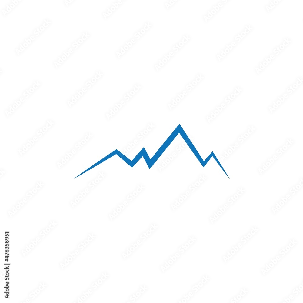 Mountain icon Logo Template Vector illustration design Mountain icon Logo Template Vector illustration design