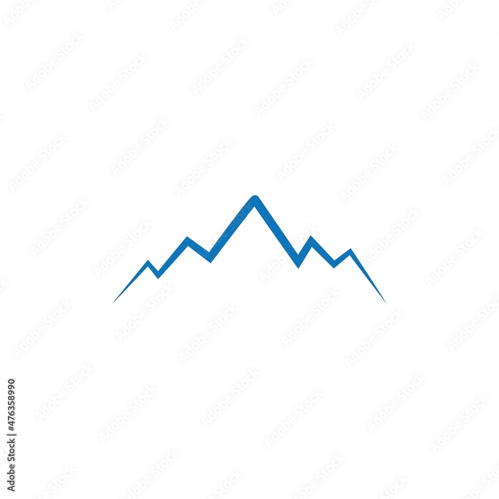 Mountain icon Logo Template Vector illustration design Mountain icon Logo Template Vector illustration design