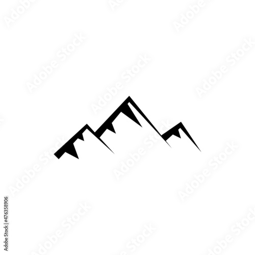 Mountain icon Logo Template Vector illustration design