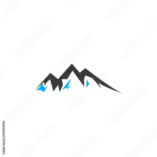 Mountain icon Logo Template Vector illustration design