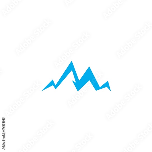 Mountain icon Logo Template Vector illustration design