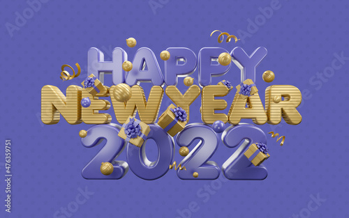 Happy New Year-2022 Trend color