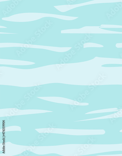 Vector water background. Seamless vector abstract background. Blue brush strokes. Template for cards, packaging, textiles and other uses.