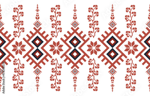 Ethnic Print Fabric Pattern Geometry seamless ornament for ceramics, wallpaper, textile, web, cards.