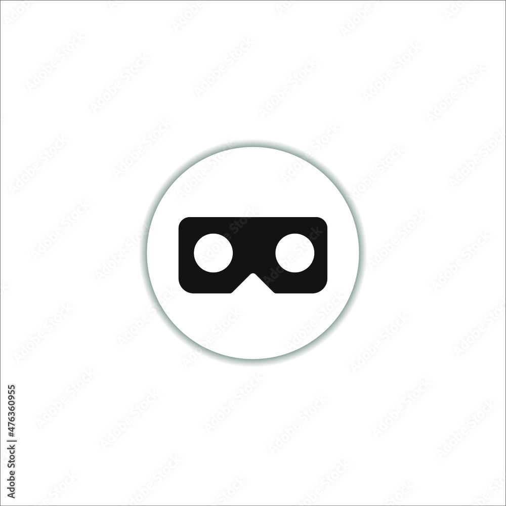 VR icon vector illustration symbol VR icon vector illustration symbol