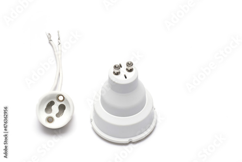 GU10 lamp socket LED lamp bulb white