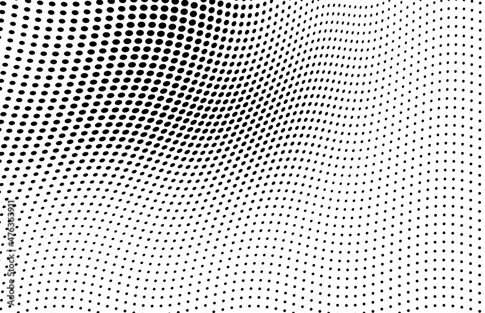 Abstract black and white halftone texture Abstract black and white halftone texture