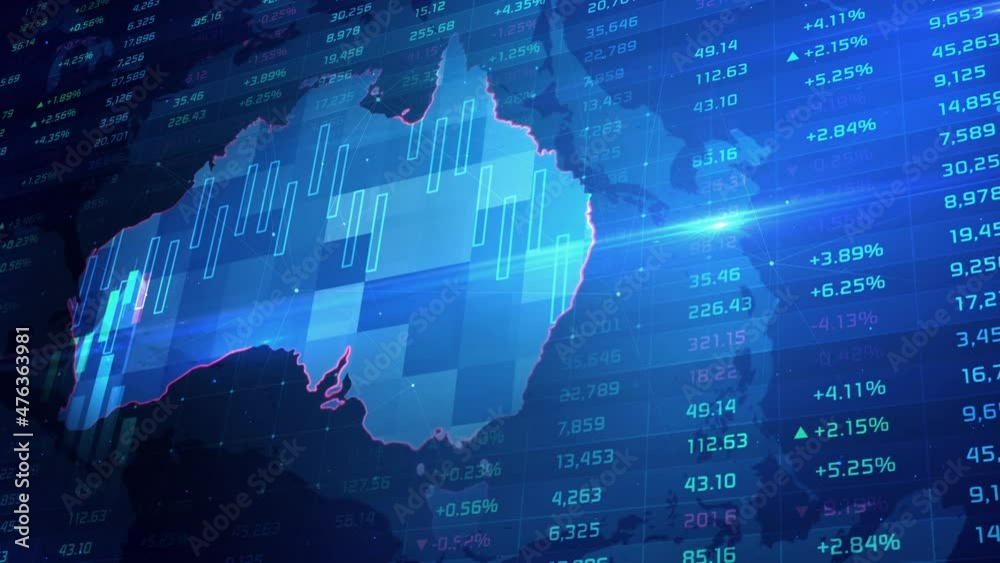 The growth rate of the stock market and the Australia economy