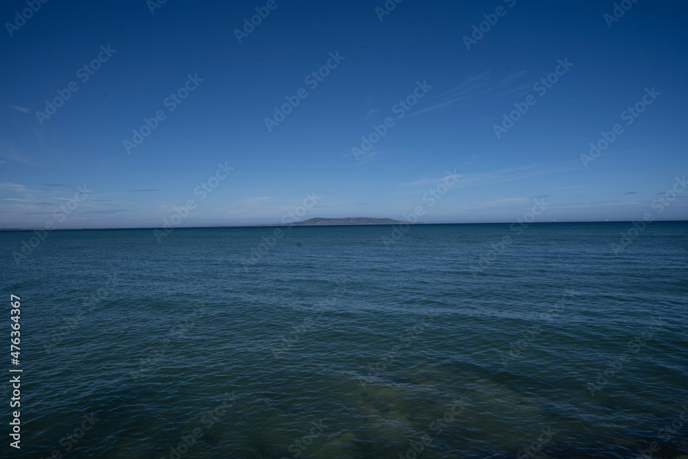 blue sky and sea