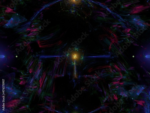 Imaginatory fractal abstract background Image