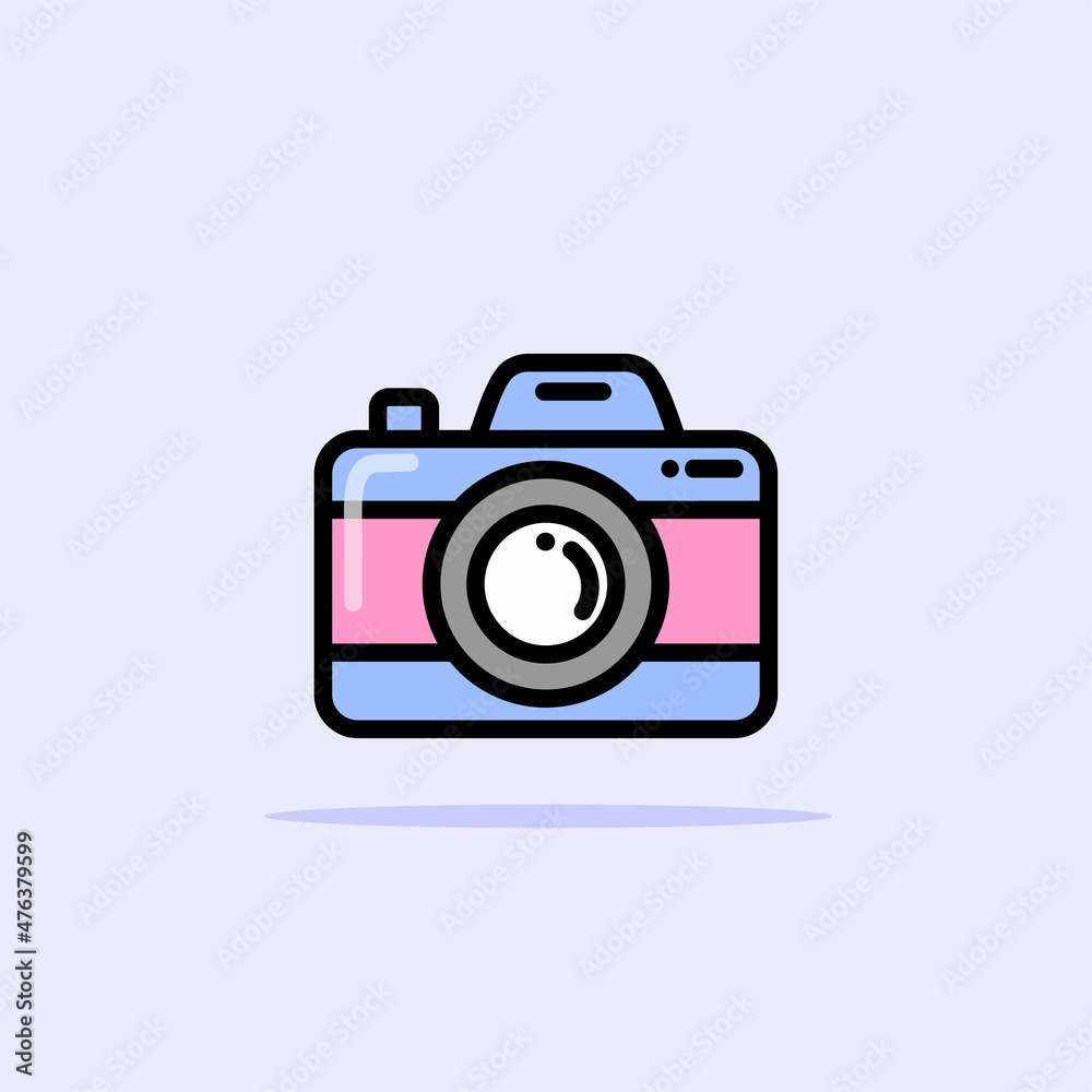 camera cartoon icon vector illustration camera cartoon icon vector illustration