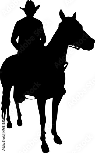 Cowboy Western Silhouettes Cowboy Western SVG EPS PNG