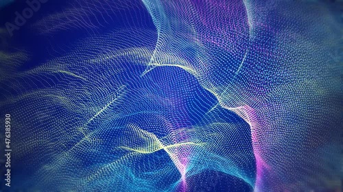 abstract blue background with space