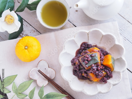 Fotografie 冬至に食べる料理 冬至かぼちゃ