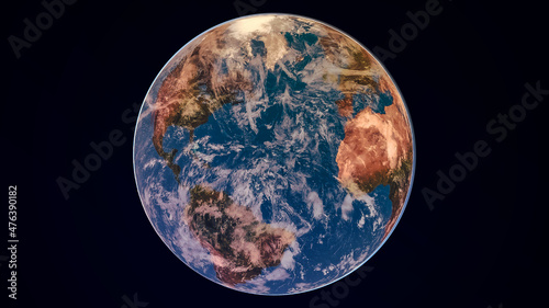 Fototapeta Naklejka Na Ścianę i Meble -  Nueva Tierra 3D