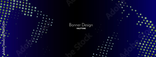 abstract geometric low halftone color dark pattern background design