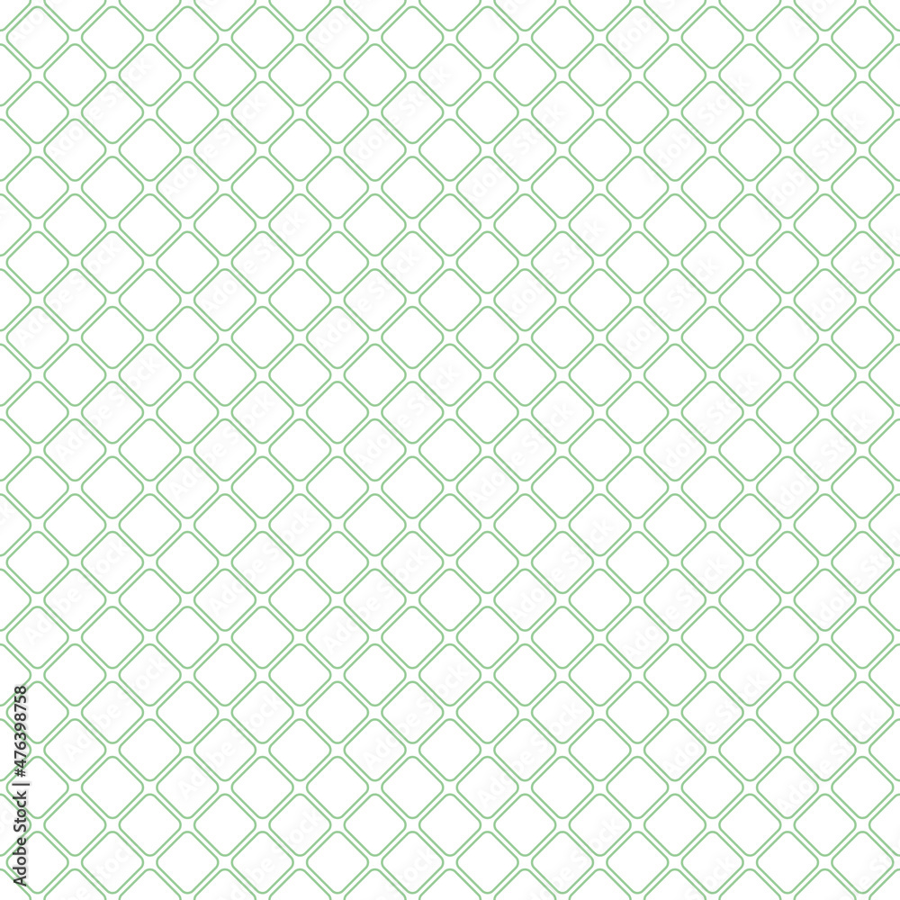 Green line simple tile pattern. Square tile with rounded corners. Green line simple tile pattern. Square tile with rounded corners.