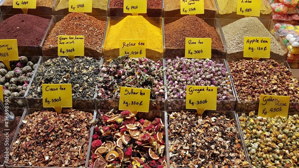 Spices and delights vitrine