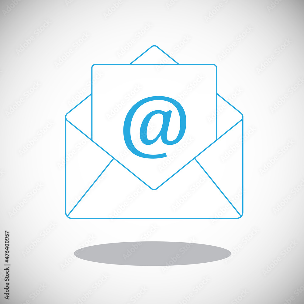 Mail icon vector isolated on white background. Trendy mail icon in flat style. Template for app, ui and logo. Icon mail for your web site. Modern mail icon, EPS 10 Mail icon vector isolated on white background. Trendy mail icon in flat style. Template for app, ui and logo. Icon mail for your web site. Modern mail icon, EPS 10