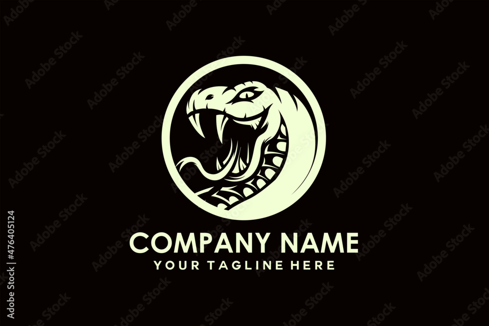 cobra snake head logo vector cobra snake head logo vector