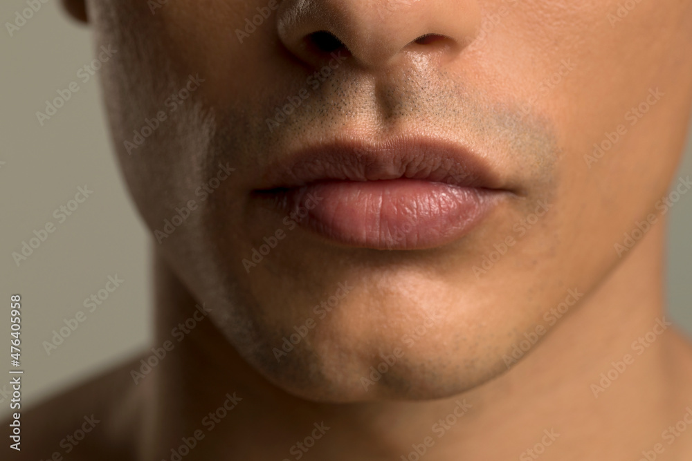 Close-up of mans face Close-up of mans face