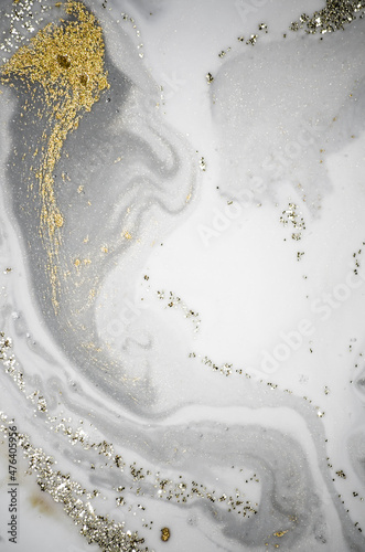 Foto Luxury white fog, abstract pattern
